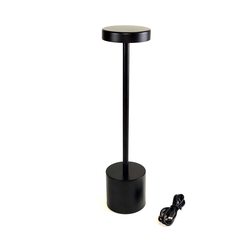 LAMPADA TOUCH NERA DIMMERABILE 3 TONI METALLO