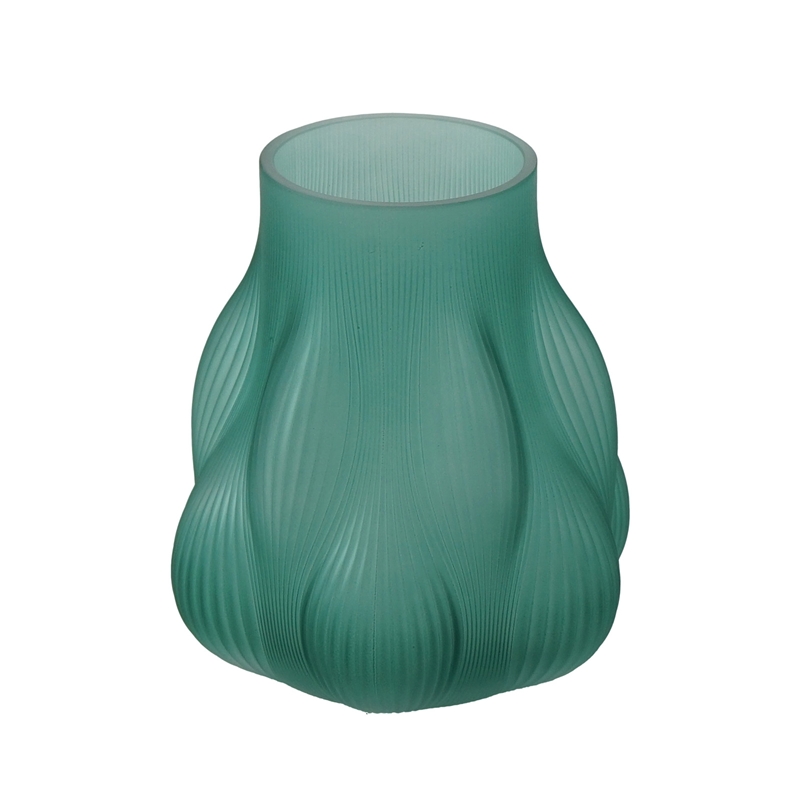 VASO VERDE D.18X20CM VETRO
