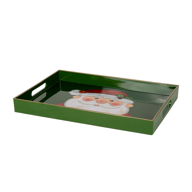 VASSOIO ''B.NATALE'' 35X25X3,5CM PVC
