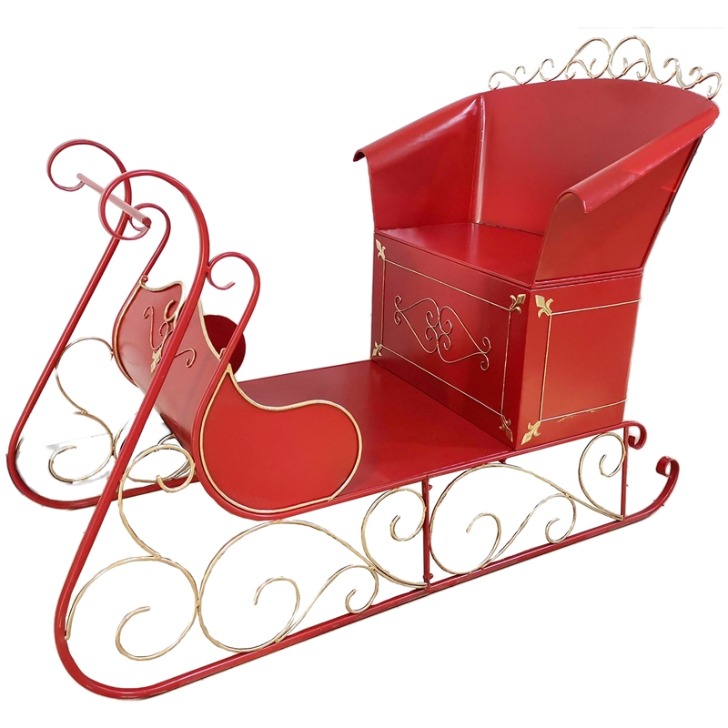 SLITTA ROSSA/ORO 181X110X139CM METALLO