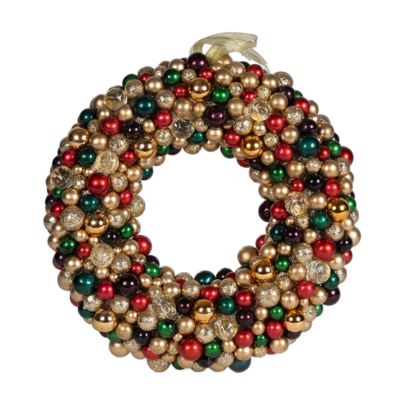 CORONA MULTICOLOR D.33CM PVC