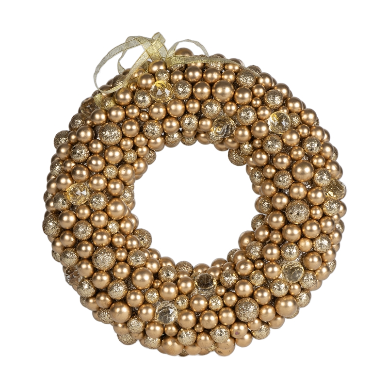 CORONA ORO D.33CM PVC