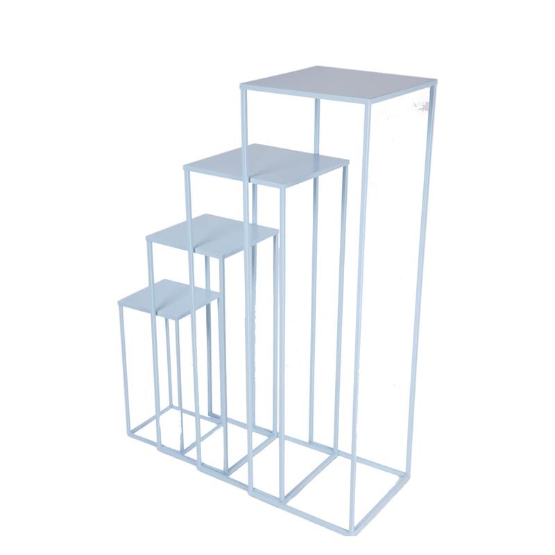 S/4 ALZATE CELESTI METALLO (H.40/60/80/100CM)