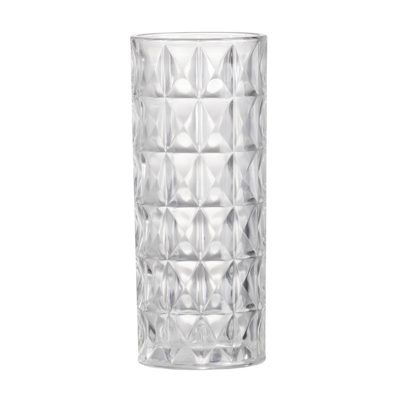 VASO TRASPARENTE D.14X35CM VETRO