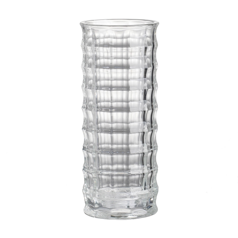VASO TRASPARENTE D.10X25CM VETRO
