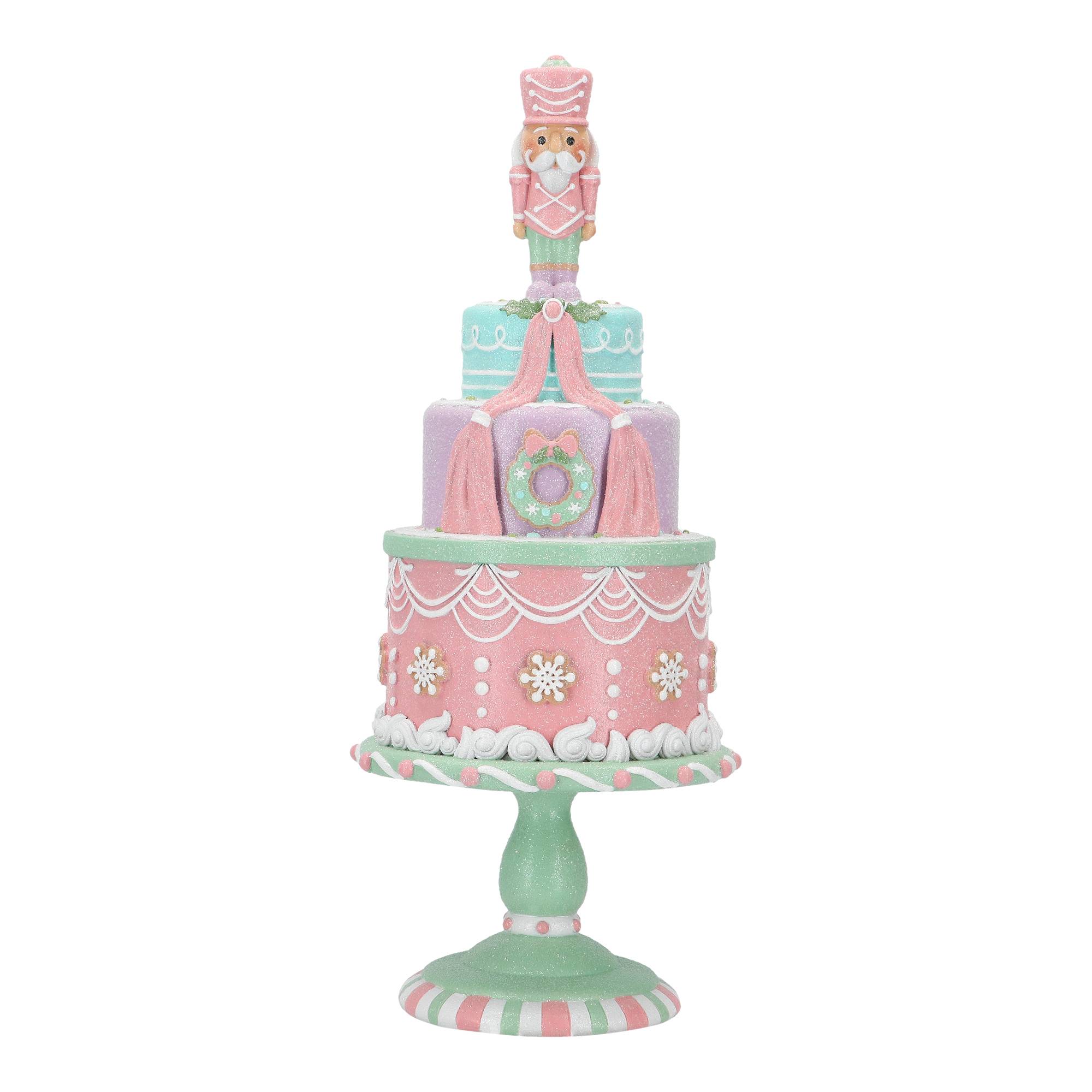 Torta con schiaccianoci poly (17x17x41,50cm)
