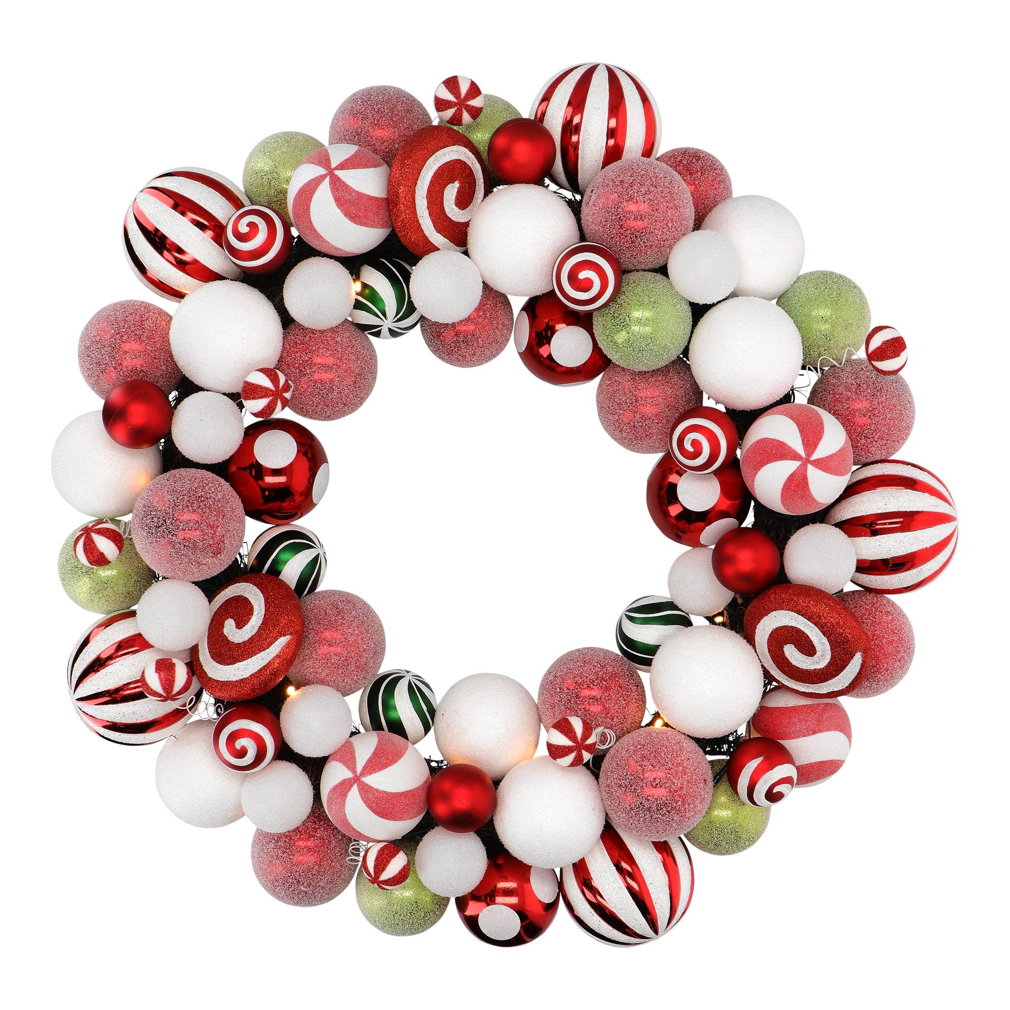 GHIRLANDA DECORATA CANDY (65x65x18cm) led