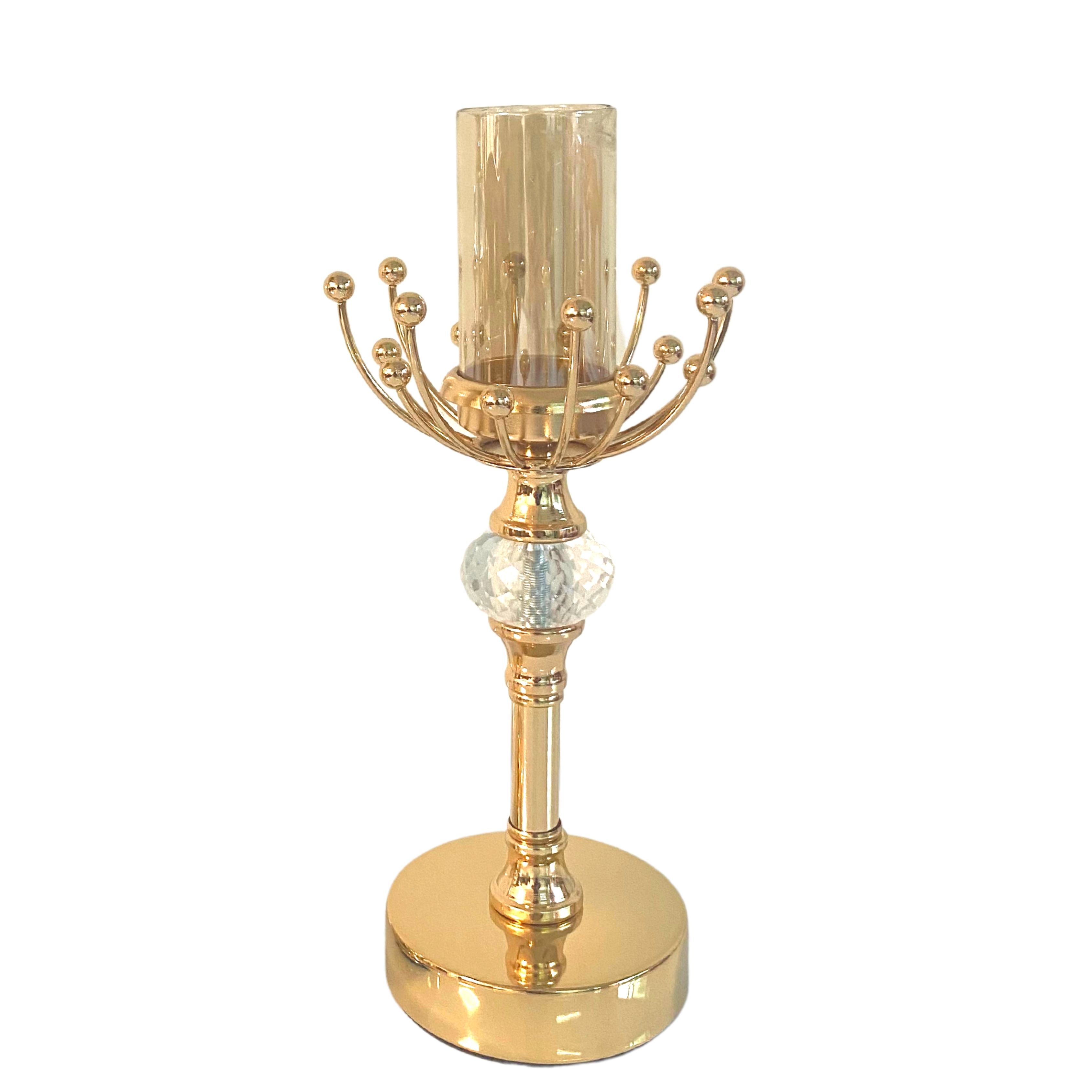 PORTACANDELA ELEGANTE D.13XH.29 CM